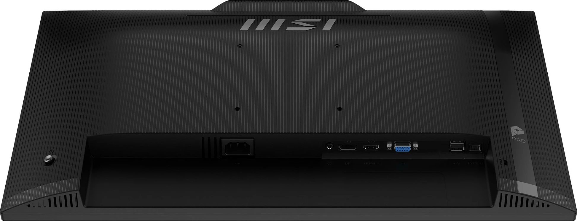 Monitor MSI PRO MP242PMGDE 24", IPS, FHD, 120Hz, 1ms, me kamerë, USB hub, i zi