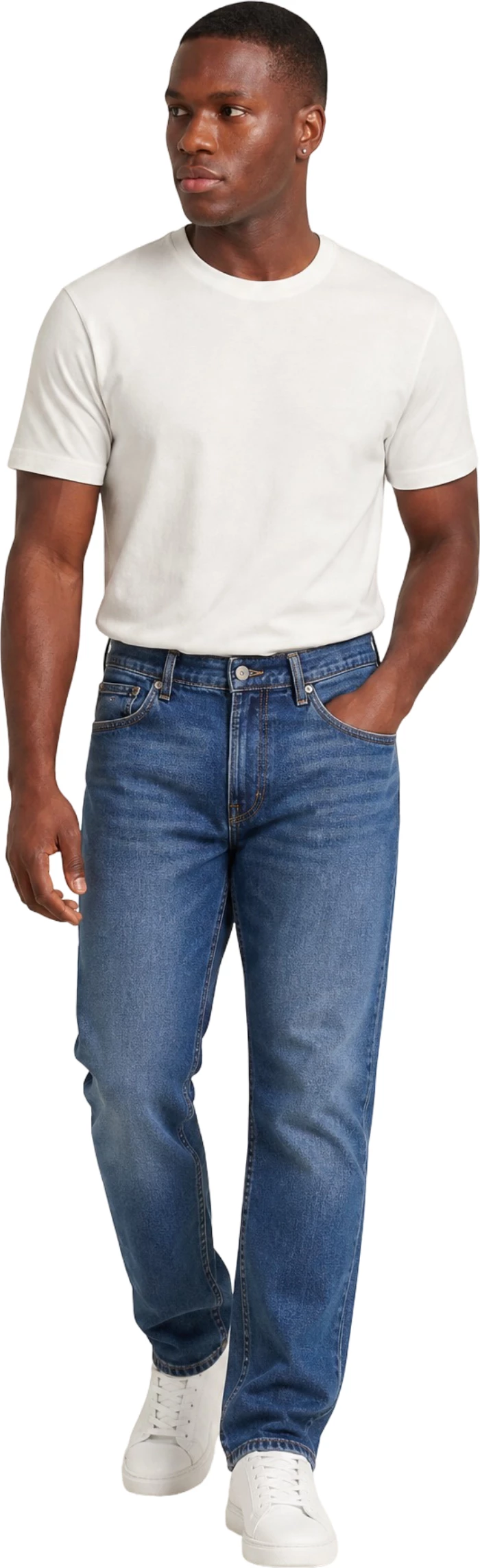 Pantallona xhinse për meshkuj Tommy Hilfiger Jeans Ryan Slim Str DM0DM23363, denim blu [Madhësia: W31 L32]