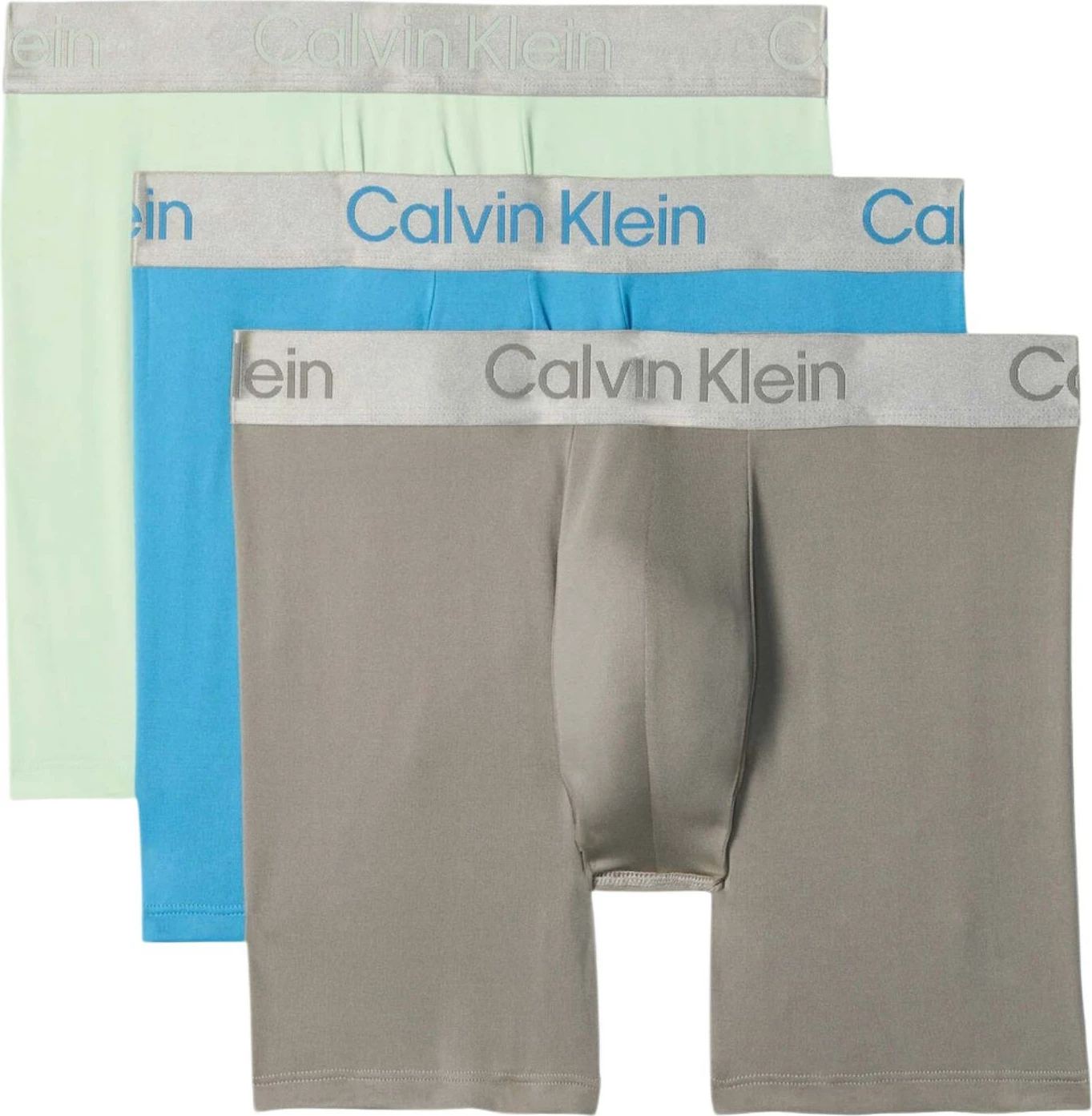 Të brendshme për meshkuj Calvin Klein Underwear LV00NB4124, gri e çelët