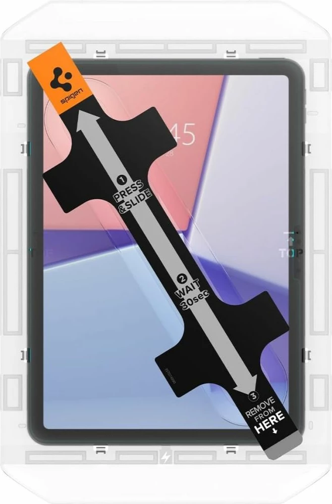 Xham i temperuar Spigen Glas.tR EZ Fit për iPad Air 11" (2024), Transparent