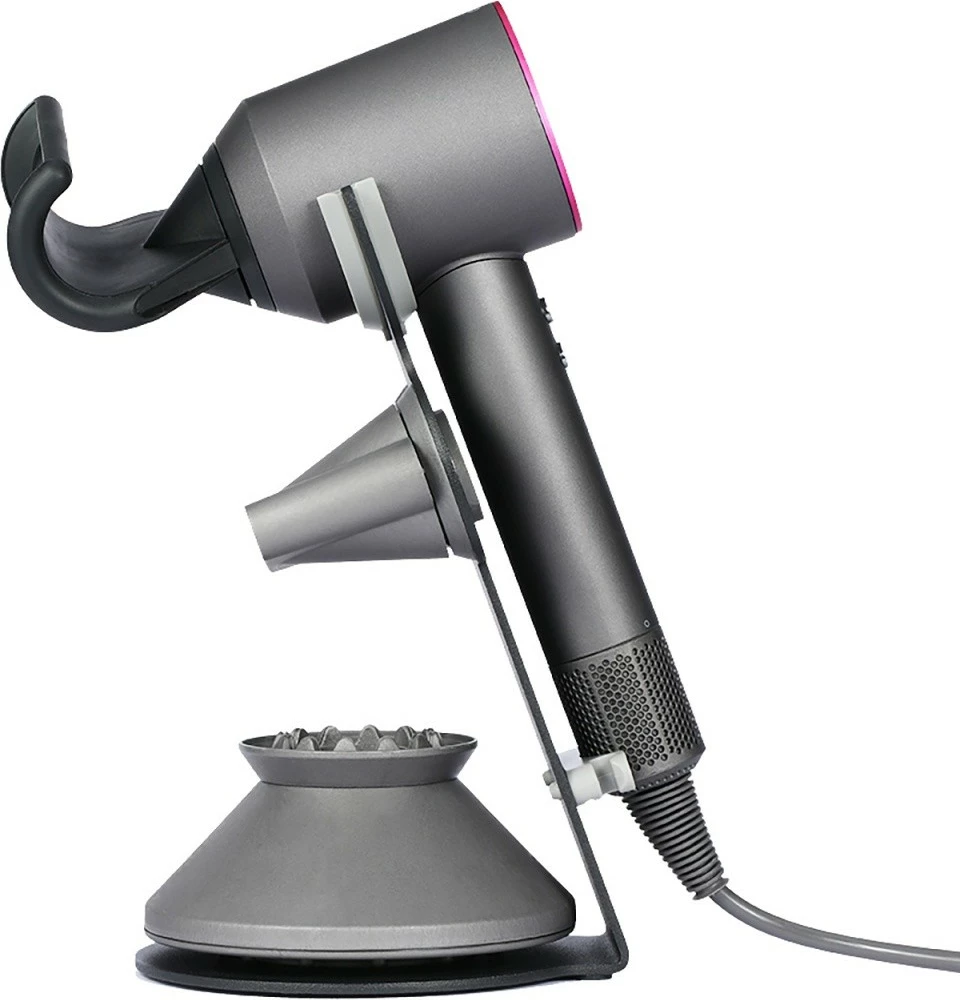 Mbajtëse Maclean MC-973 për tharëse flokësh Dyson Supersonic, e zezë