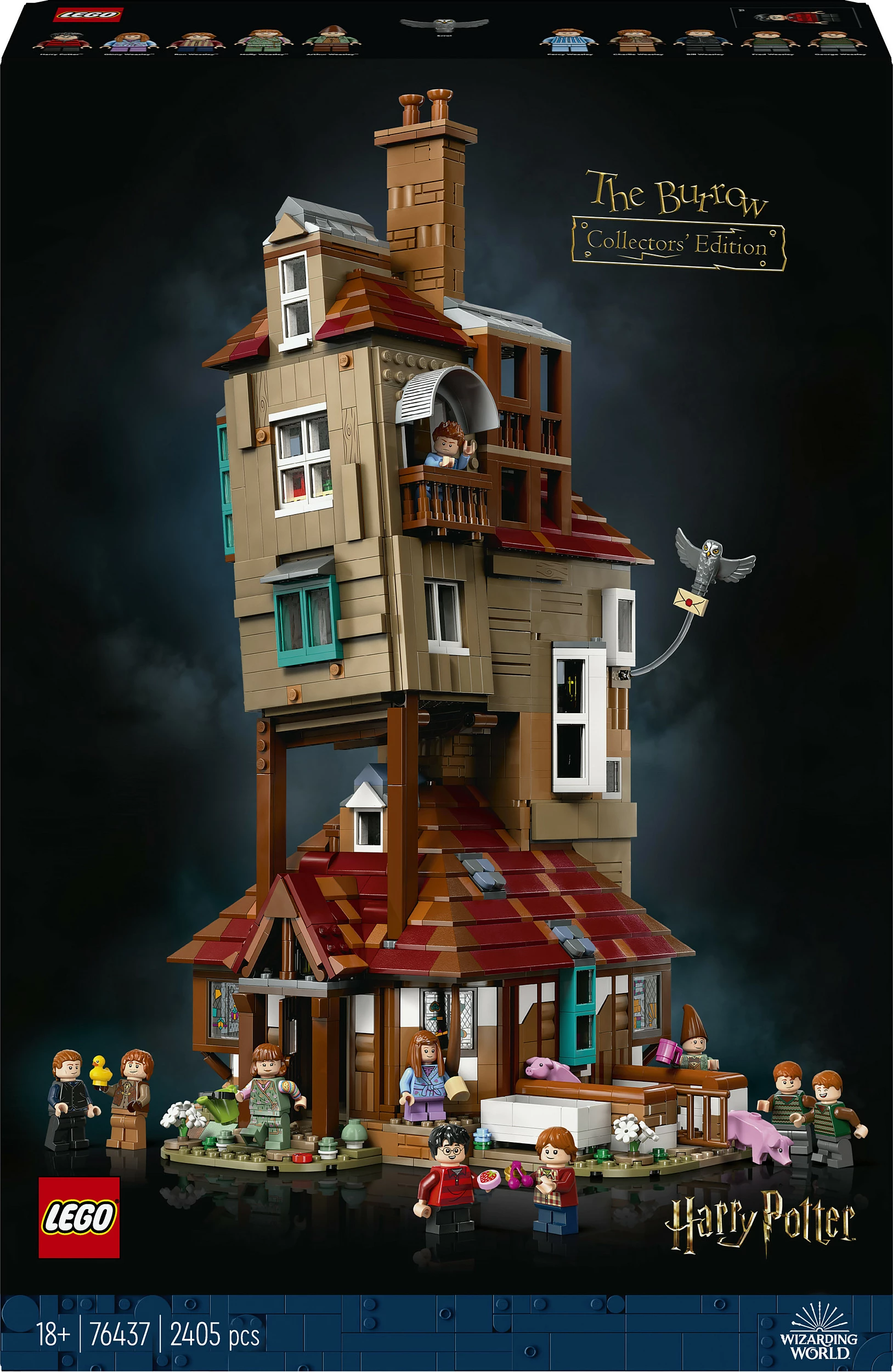 Set ndërtimi LEGO The Burrow, Koleksionist, 2405 pjesë, shumëngjyrësh