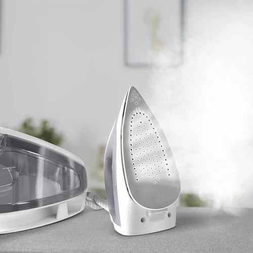 Stacion hekurosjeje me avull Tefal Express Optimal SV4111E0 2200W 1.2L pllakë qeramike Gri/Bardhë