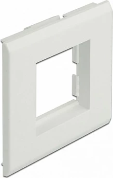 Mbajtës moduli DeLOCK Easy 45 për kanal instalimi 85 x 80 mm, pa vida, ABS, i bardhë
