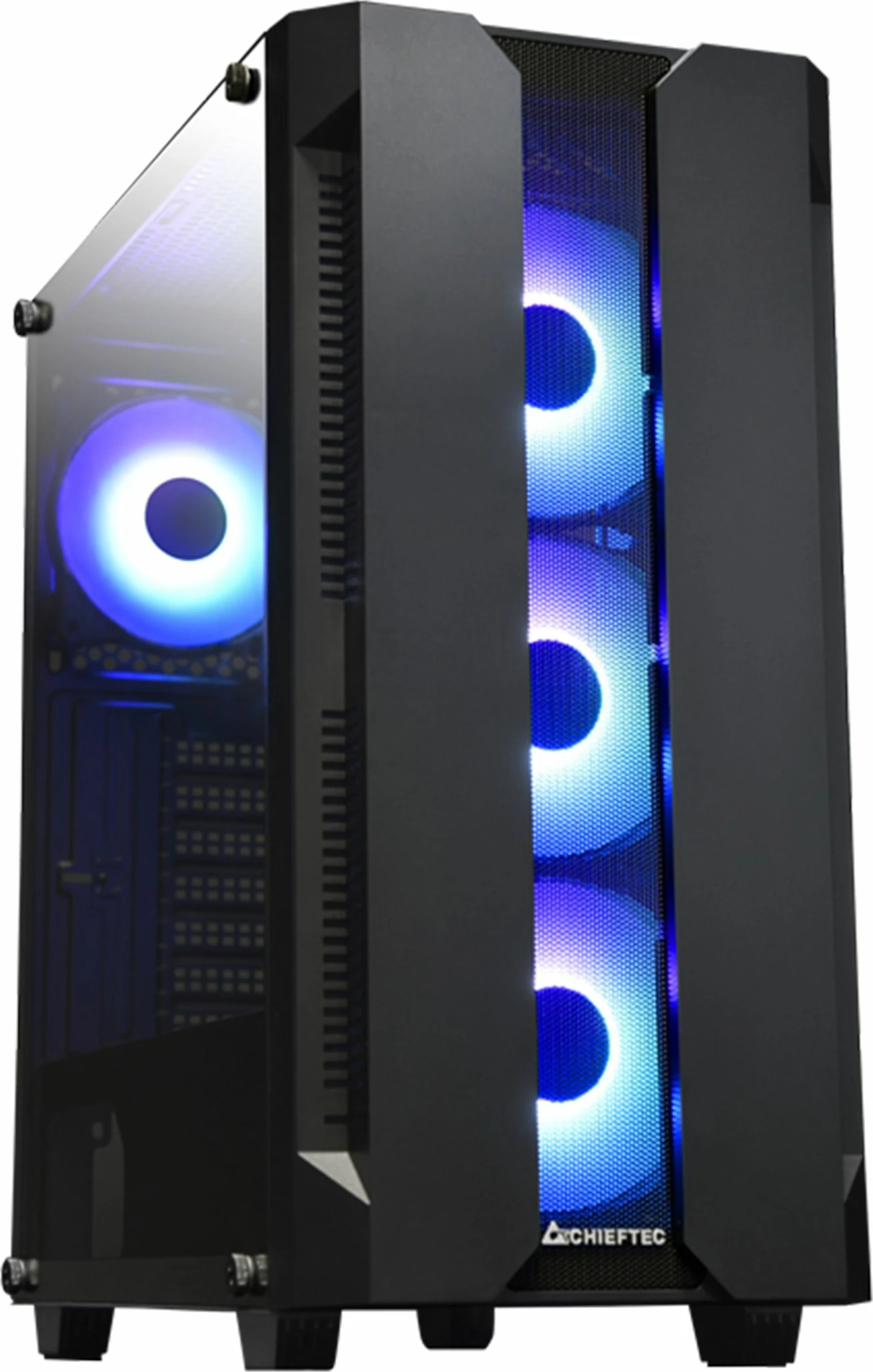 Kasë Chieftec Hunter GS-01B-OP Midi Tower ATX, A-RGB, pa furnizues rryme, e zezë