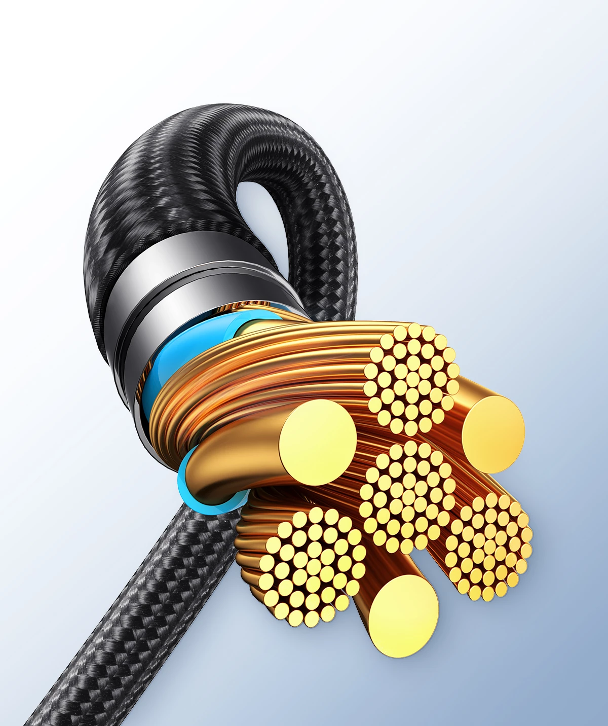 Kabllo karikimi Joyroom Speedy Series S-A21, 2in1 USB-C në USB-C/USB-C, 100W, 1.5m, e zezë