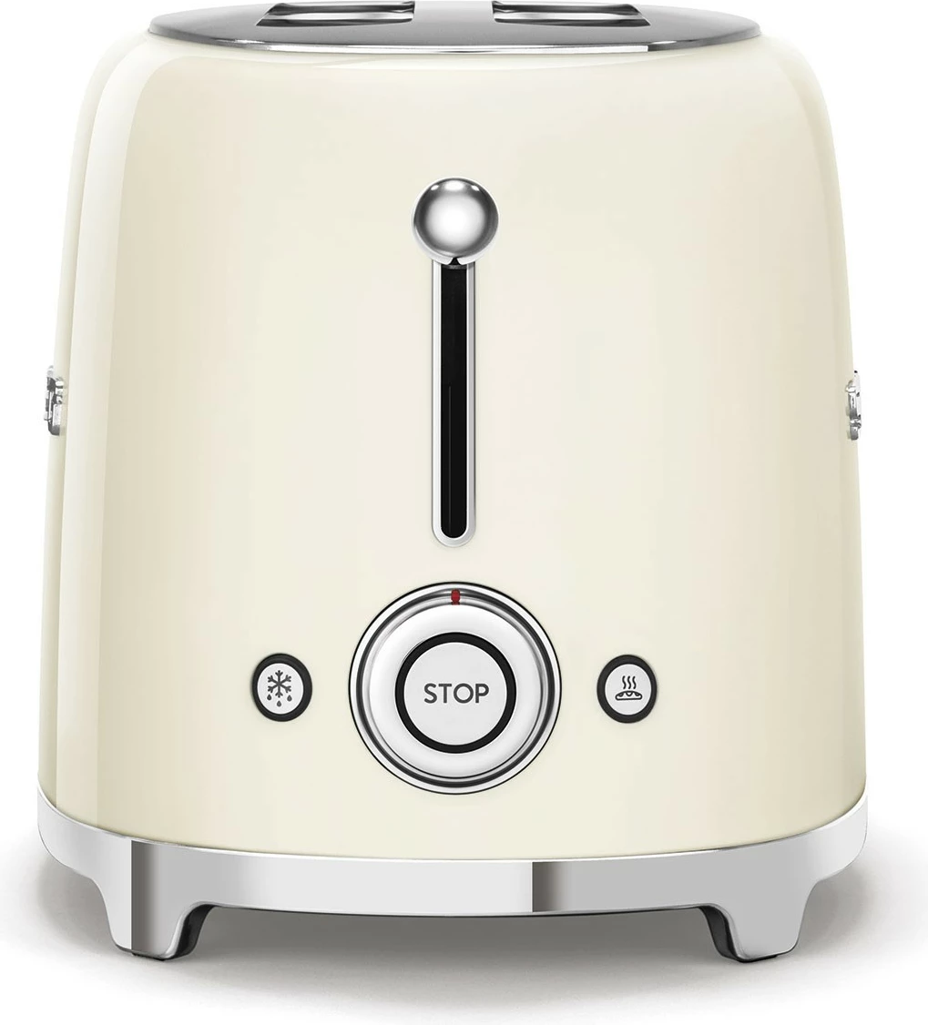 Tostier Smeg TSF02CREU, 4 feta, 1500W, krem