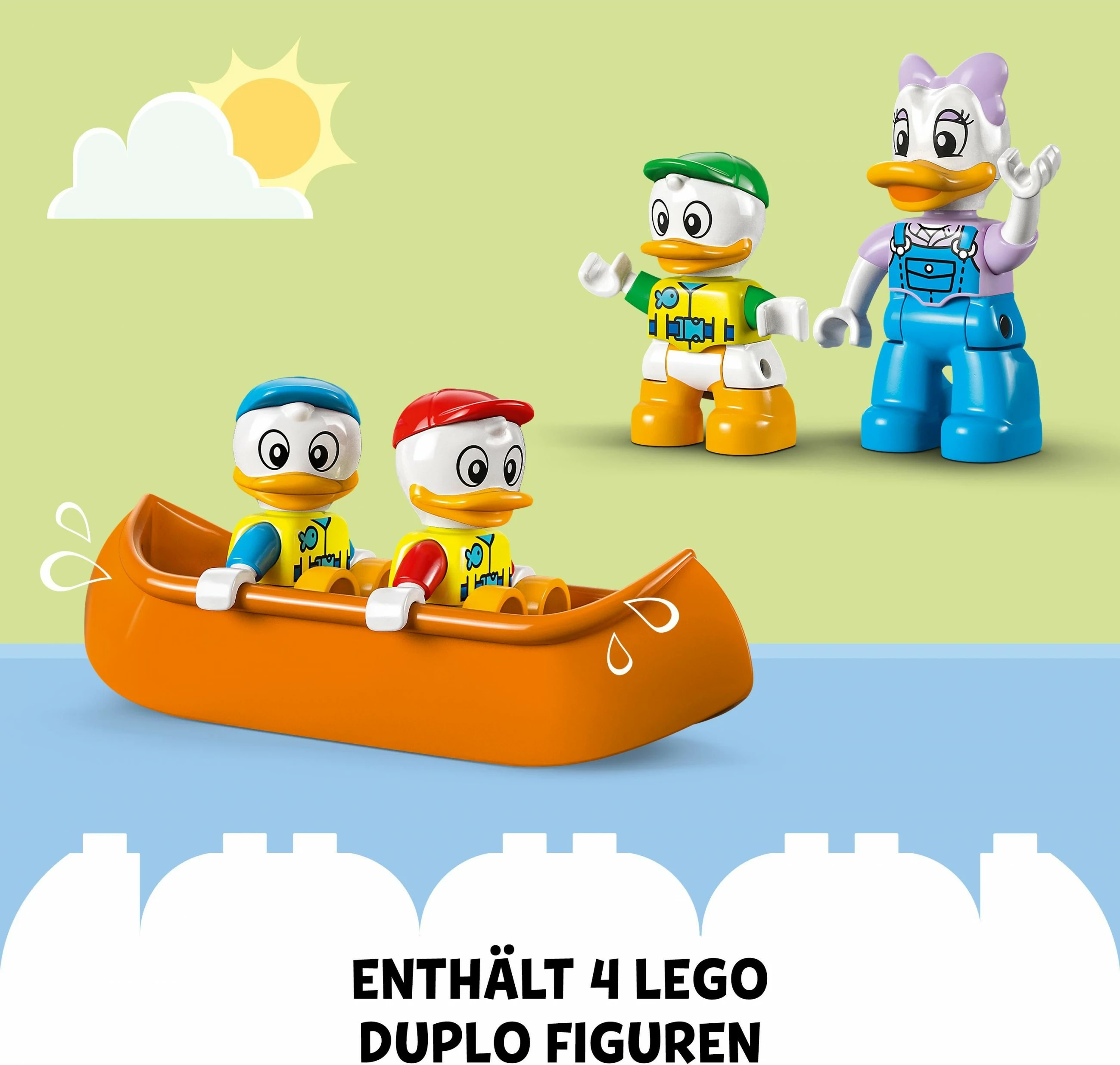 Set ndërtimi LEGO DUPLO Disney Camping Adventure, 37 pjesë, shumëngjyrësh