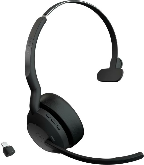 Kufje Jabra Evolve2 55 MS Mono 25599-899-899, rreze 30 m, kabllo 1 m, zezë