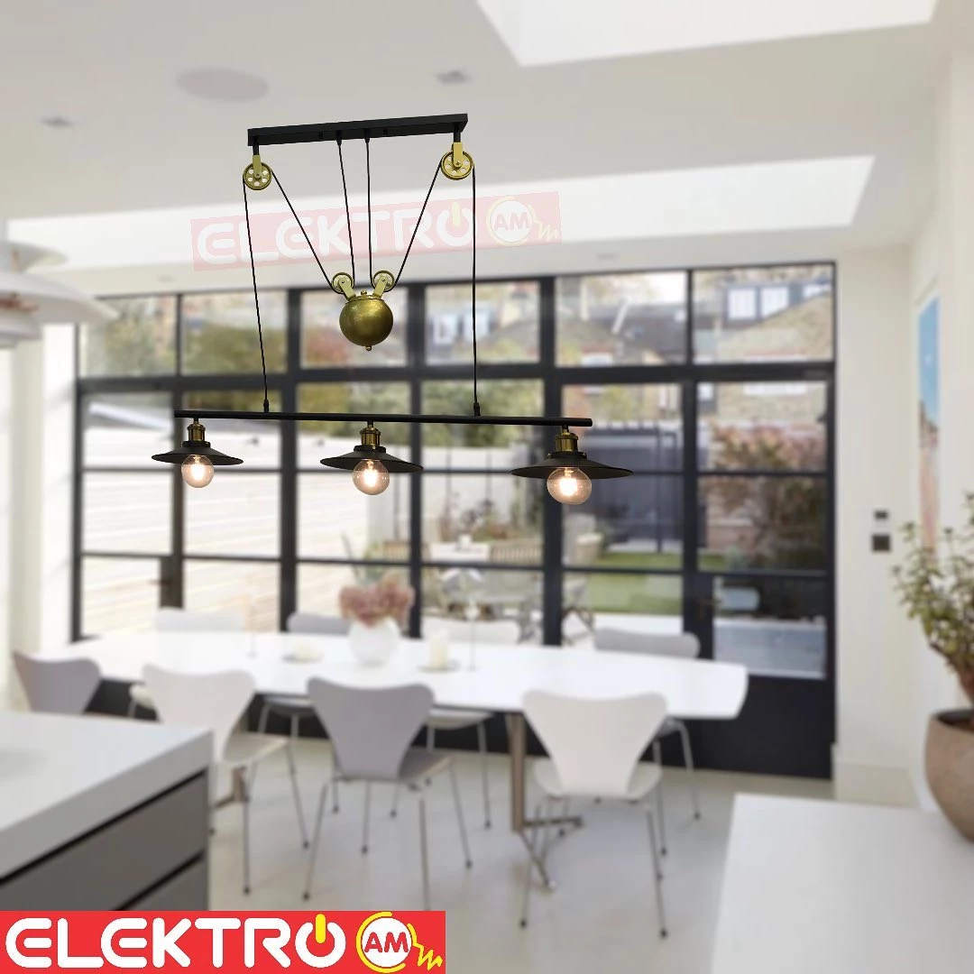 Abazhur klasik 3 llampa