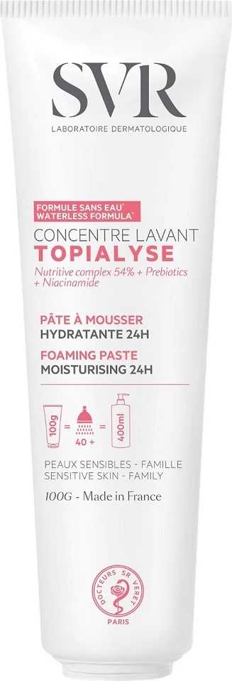 Pastë pastruese trupi dhe fytyre SVR Topialyse Concentre Lavant 100g