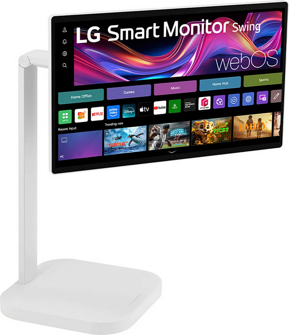 Monitor Smart LG 32U889SA 31.5" 4K UHD IPS Touch, webOS, USB-C 65W, i bardhë