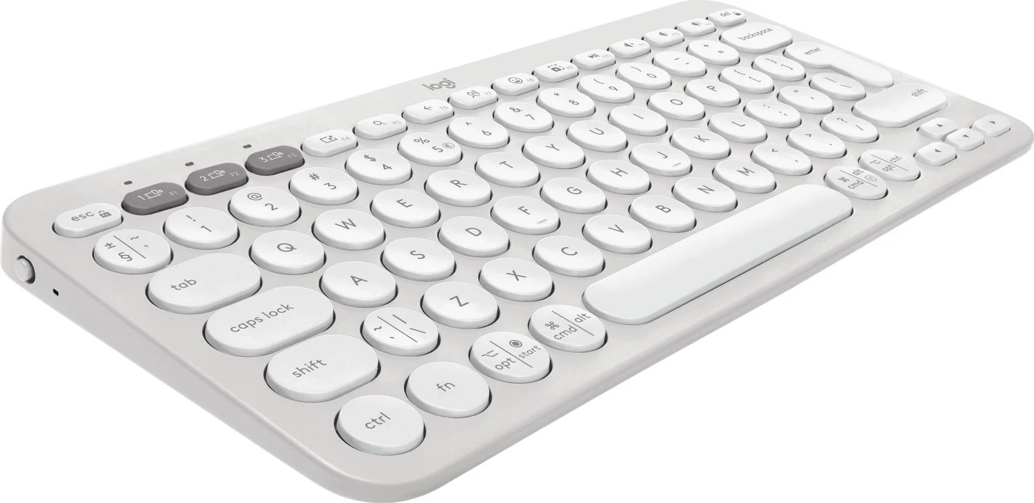 Tastaturë Wireless Logitech K380s, e bardhë