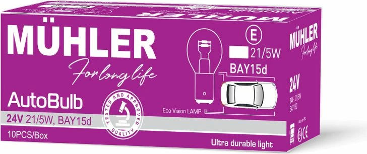 Lampa 24v 21/5w Bay15d Kuti Muhler