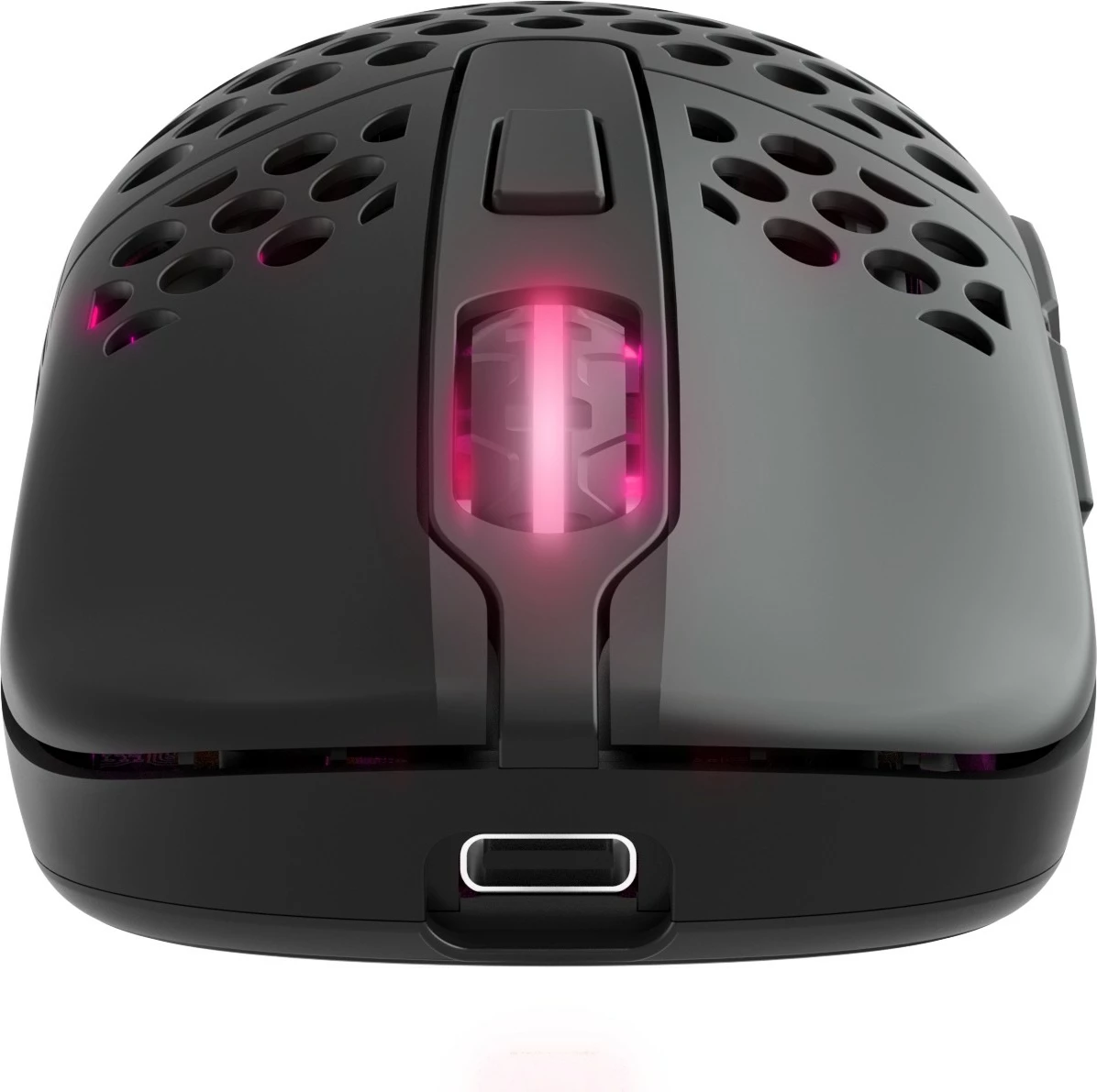 Maus Cherry XTRFY M42 RGB, Ambidextrous, Optical, RF Wireless + USB Type-C, 19000 DPI, Bardhë