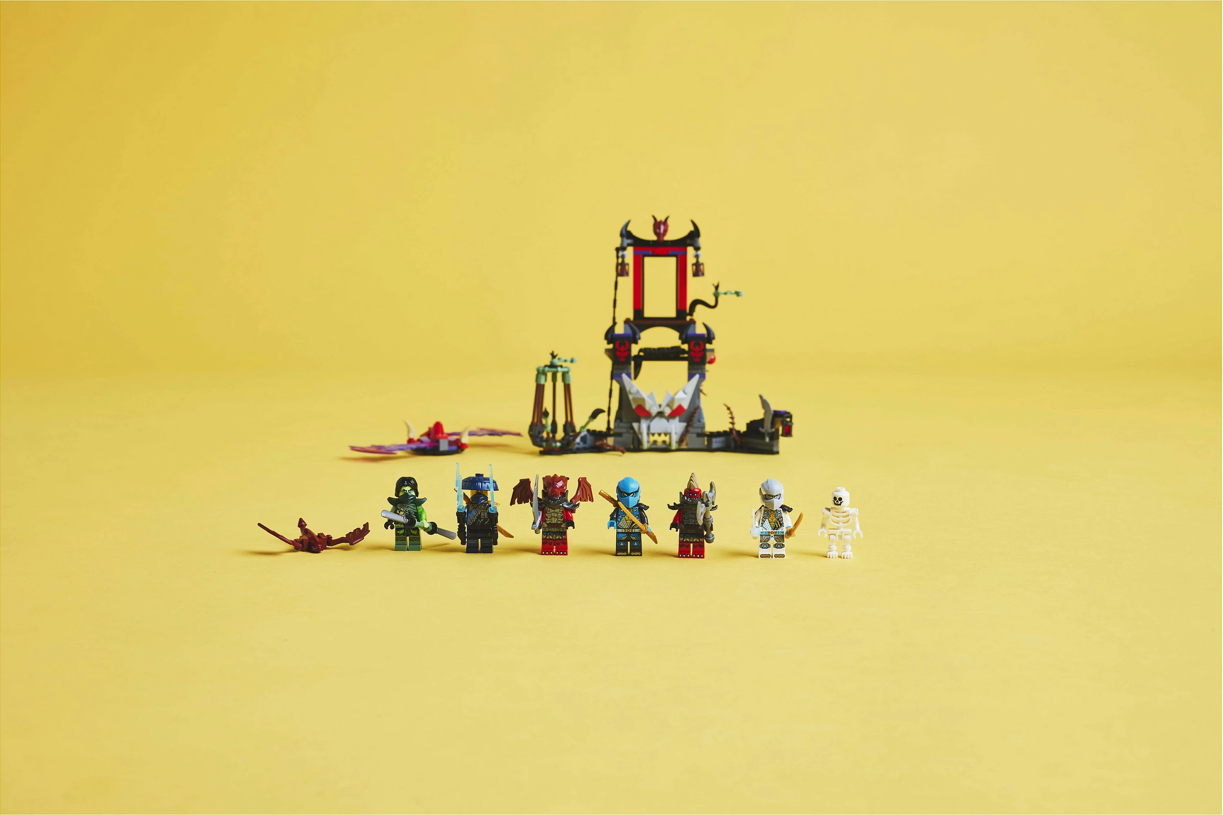 Set ndërtimi LEGO NINJAGO 71841 Dragonian Storm Village, 305 copë, 7+, shumëngjyrësh