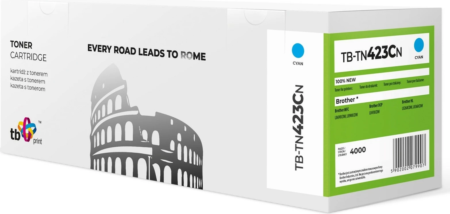Toner TB Print TB-TN423CN për Brother, Cyan, 4000 faqe