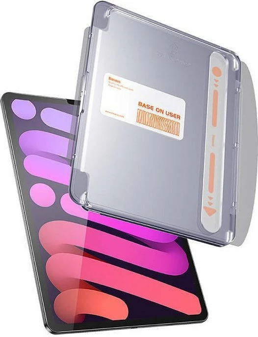 Xham i temperum mbrojtës Baseus P40012005201-00 për iPad Mini 6 8.3", transparent