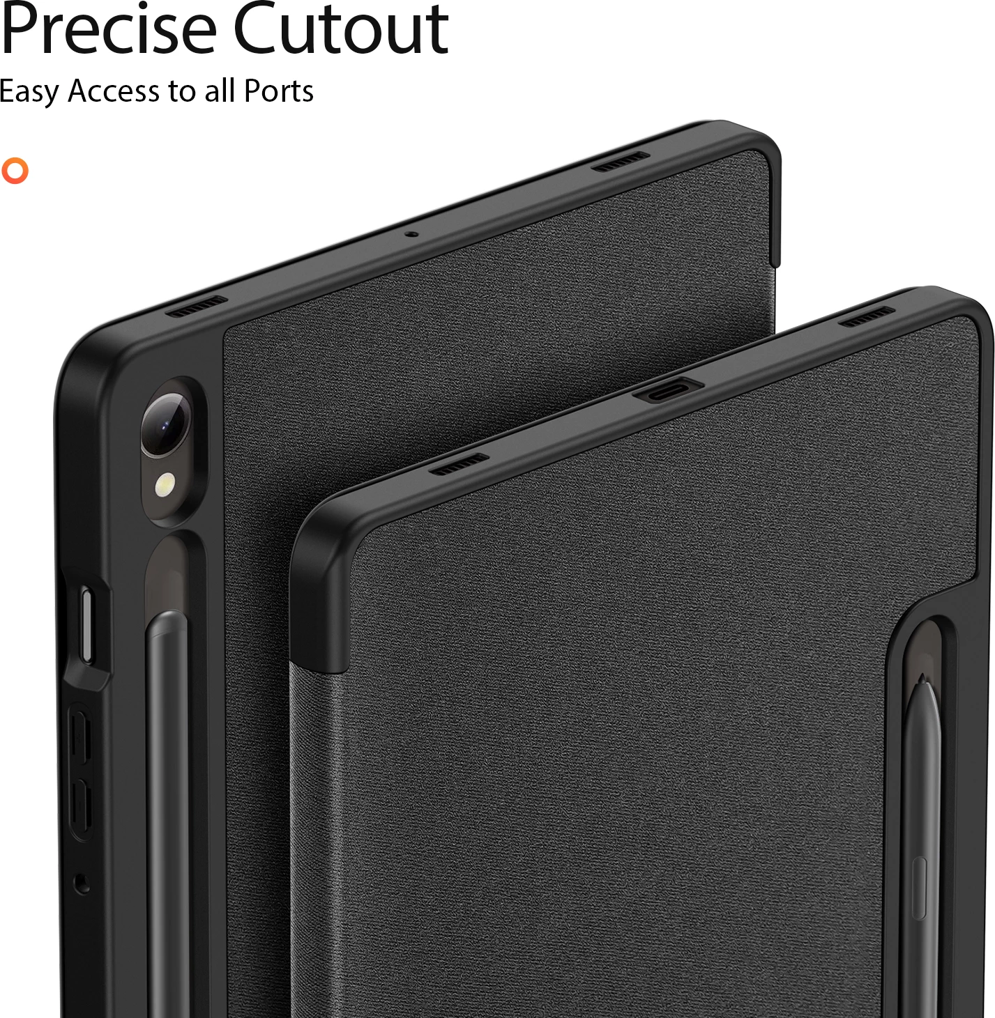 Mbështjellës tablet Dux Ducis Domo për Samsung Galaxy Tab S9, i zi