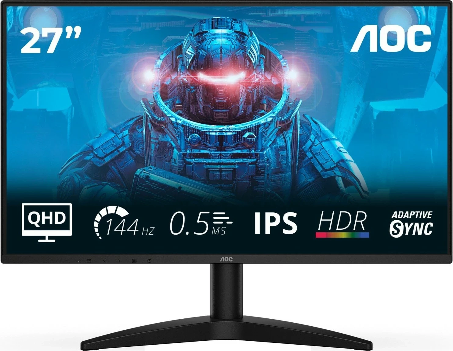 Monitor AOC Q27B36X, 27 inch, QHD, IPS, 144Hz, HDR, zi
