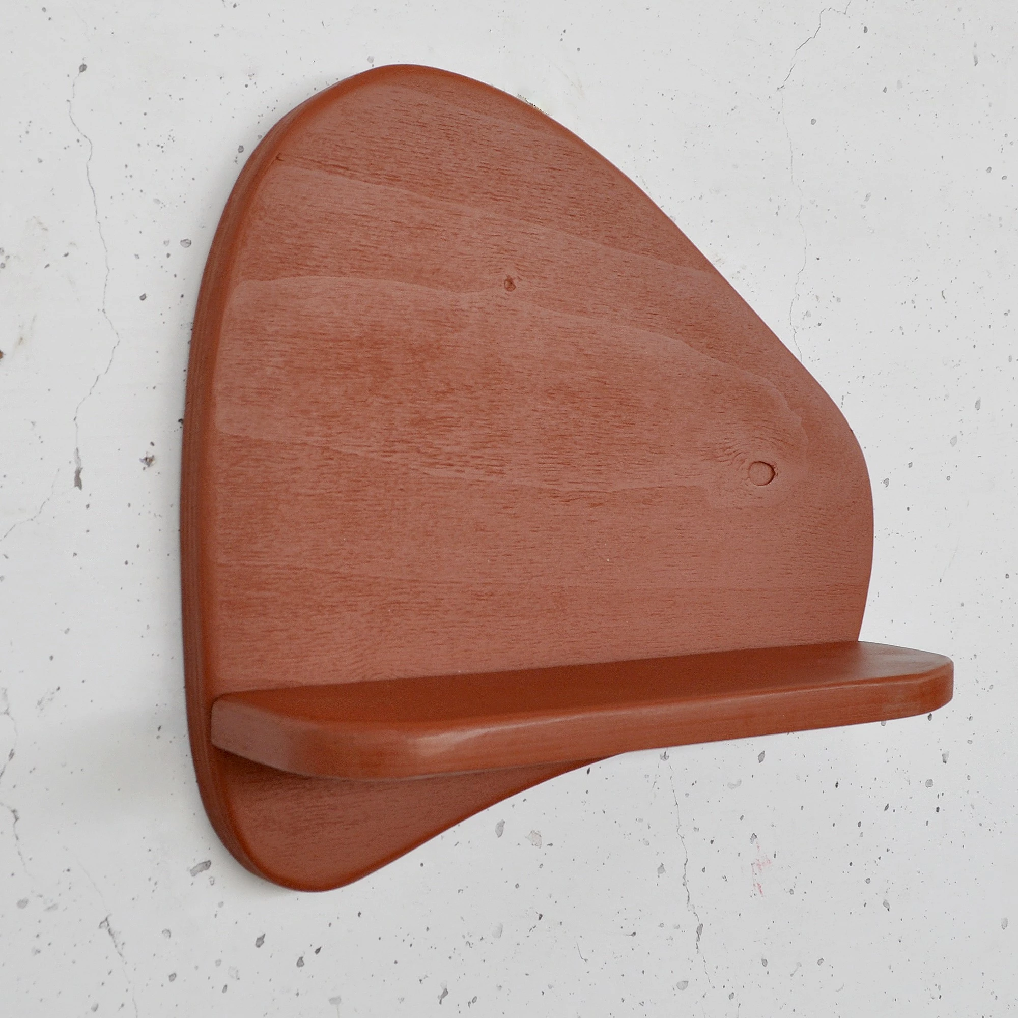 Raft dekorativ muri, dru i kuq, Skye Decor, Meh221, 35x32x11cm