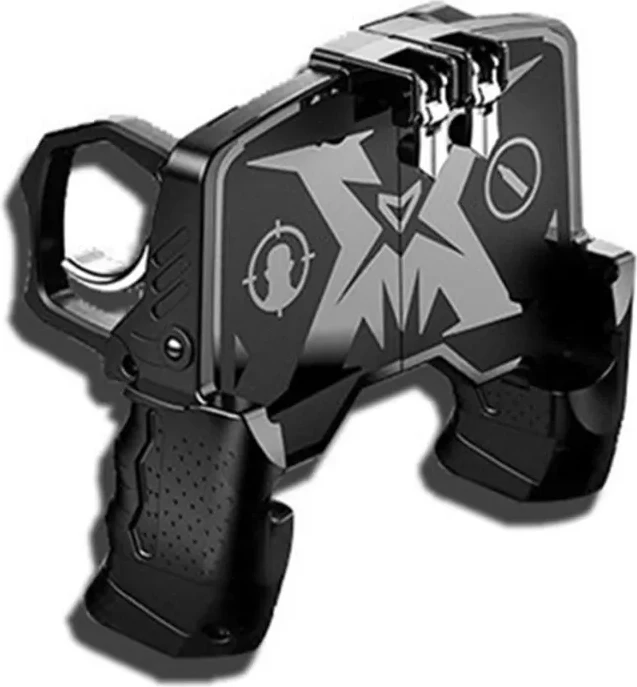 Gamepad K21, kontrollor për lojëra në celular, i zi