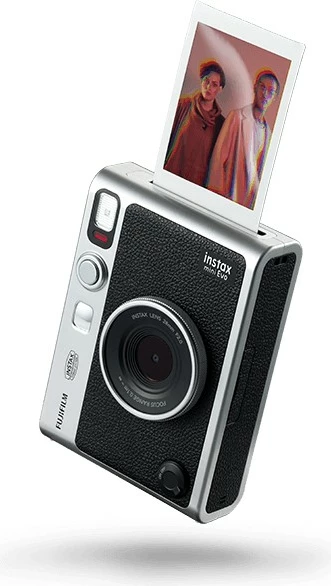 Fujifilm Instax Mini Evo Hybrid Instant Camera (Black, USB‑C Type‑C)