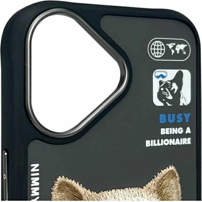 Kutia për iPhone Nimmy Cool&Cute 2.0 Dog, e zezë