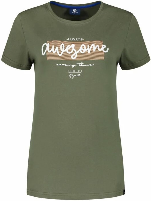 Maicë sportive Rogelli për femra, e gjelbër