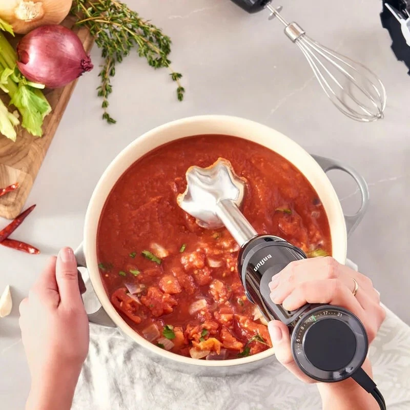 Blender Braun Multi Quick 5 MQ 5237, 21 shpejtësi, 1000W, i zi-gri