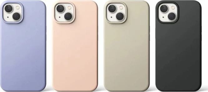 Kapak silikoni për iPhone 14 Plus Ringke, pink sand [Ngjyra: Rozë]