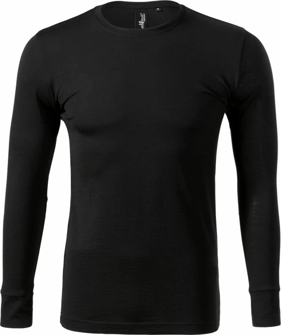 Maicë Malfini për meshkuj, e zezë