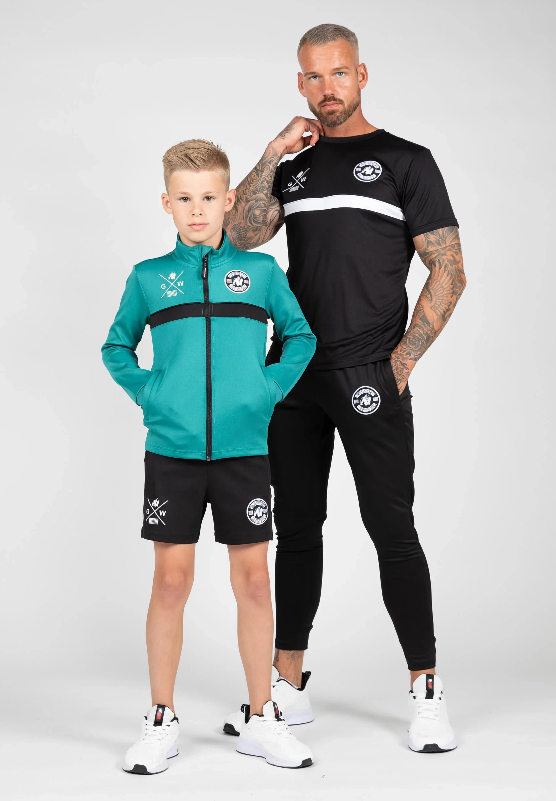 Vernon Kids Track Jacket - Teal Green [Madhësia: 140]