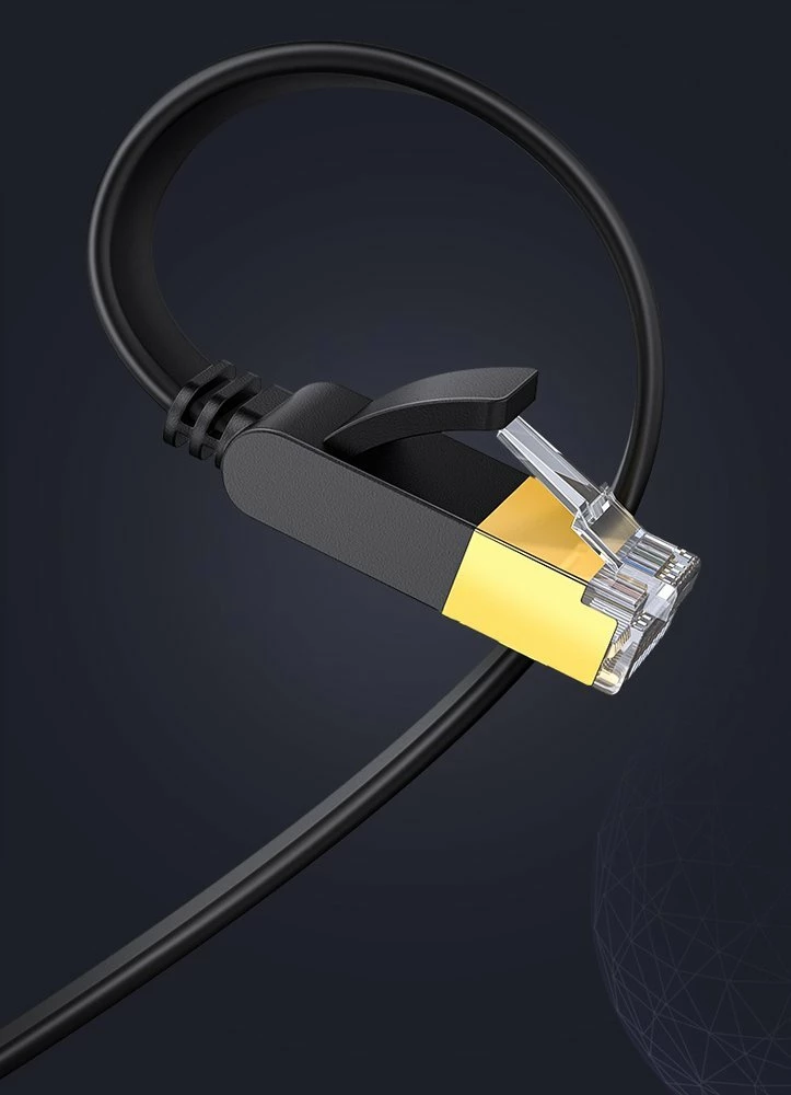 Kabllo rrjeti Ugreen NW106 11265, Cat 7 STP, RJ45, 10m, e zezë