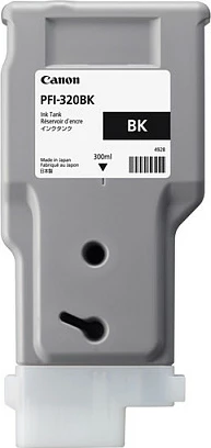 Toner Canon PFI-320BK, 300 ml, Ngjyrë e zezë