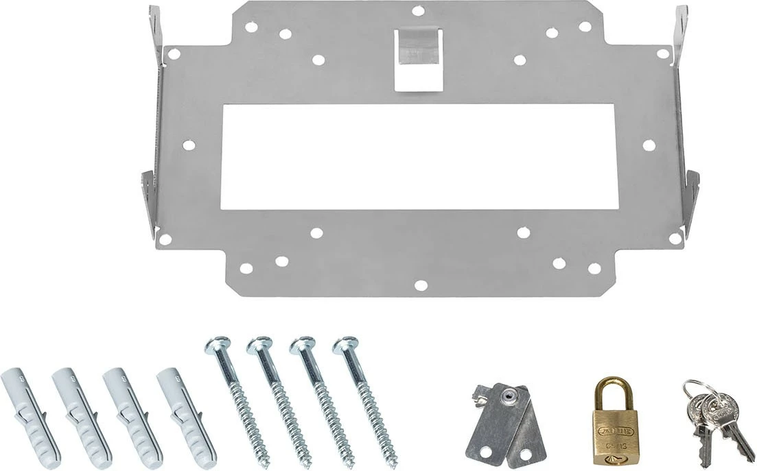 Mbajtës për access point LANCOM LN Lock, për Wall Mount (LN) dhe LX-6500, metallic/white, 10 copë