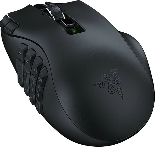 Maus Razer Naga V2 HyperSpeed, wireless + Bluetooth, 30000 DPI, i zi