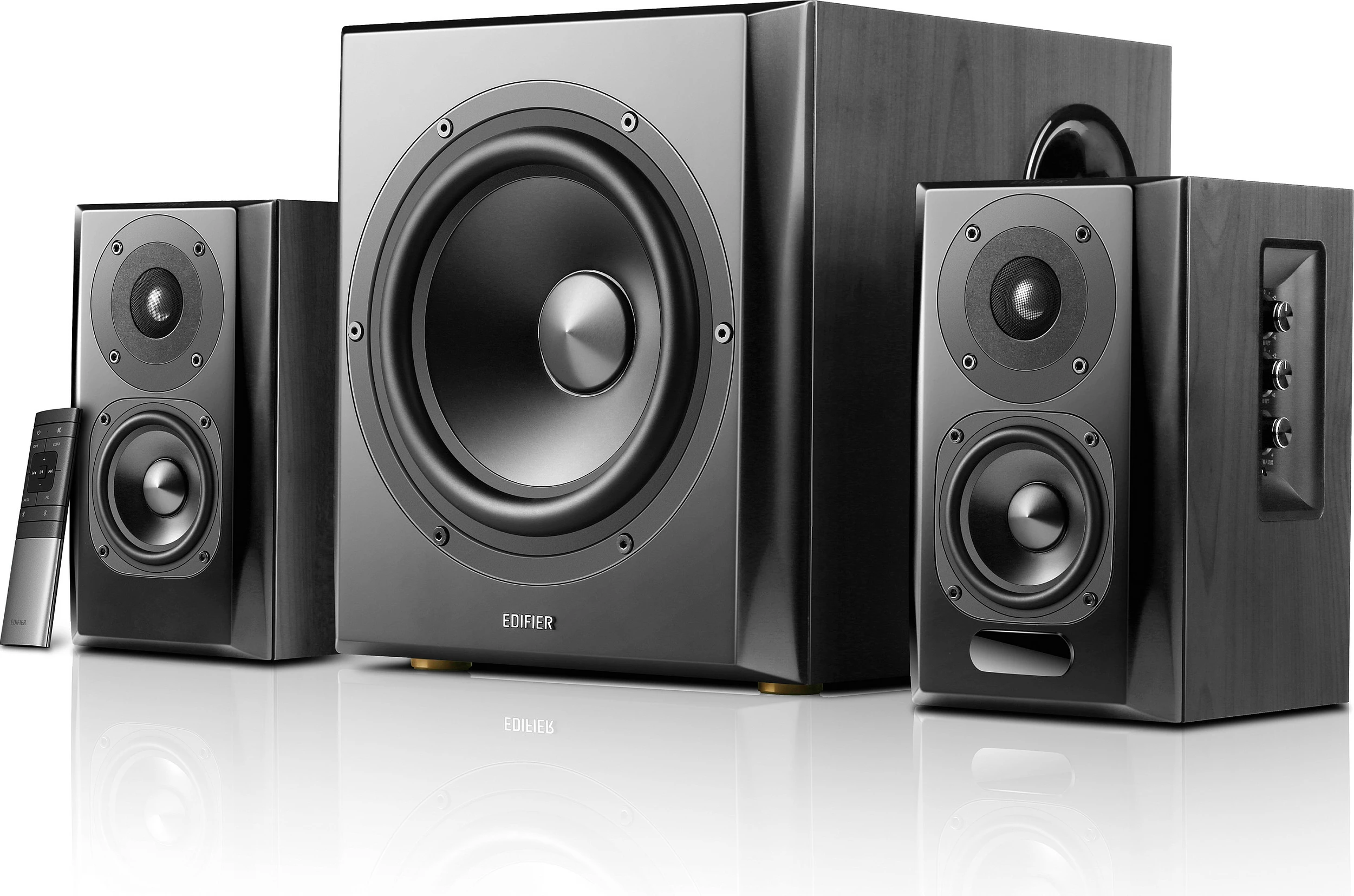 Sistem zëri Edifier S351DB, 2.1 kanale, 150W, Bluetooth, i zi