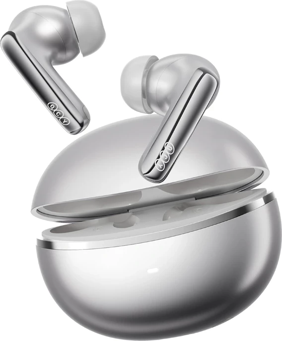 Kufje QCY MeloBuds N70 Lite (HT18 Lite) TWS, ANC, LDAC, Bluetooth 6.0, IPX5, Titanium