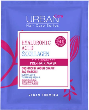 Maskë për flokë Urban Care Hyaluronic Acid & Collagen, 50 ml