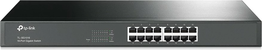 Switch TP-Link TL-SG1016, 16-Porta, Gigabit, Rackmount, i zi