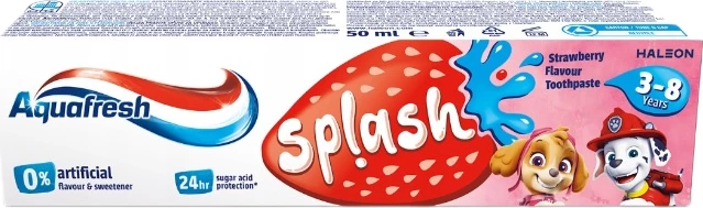 Pasta për dhëmbë për fëmijë Aquafresh Splash 3-8 vjet, 50ml
