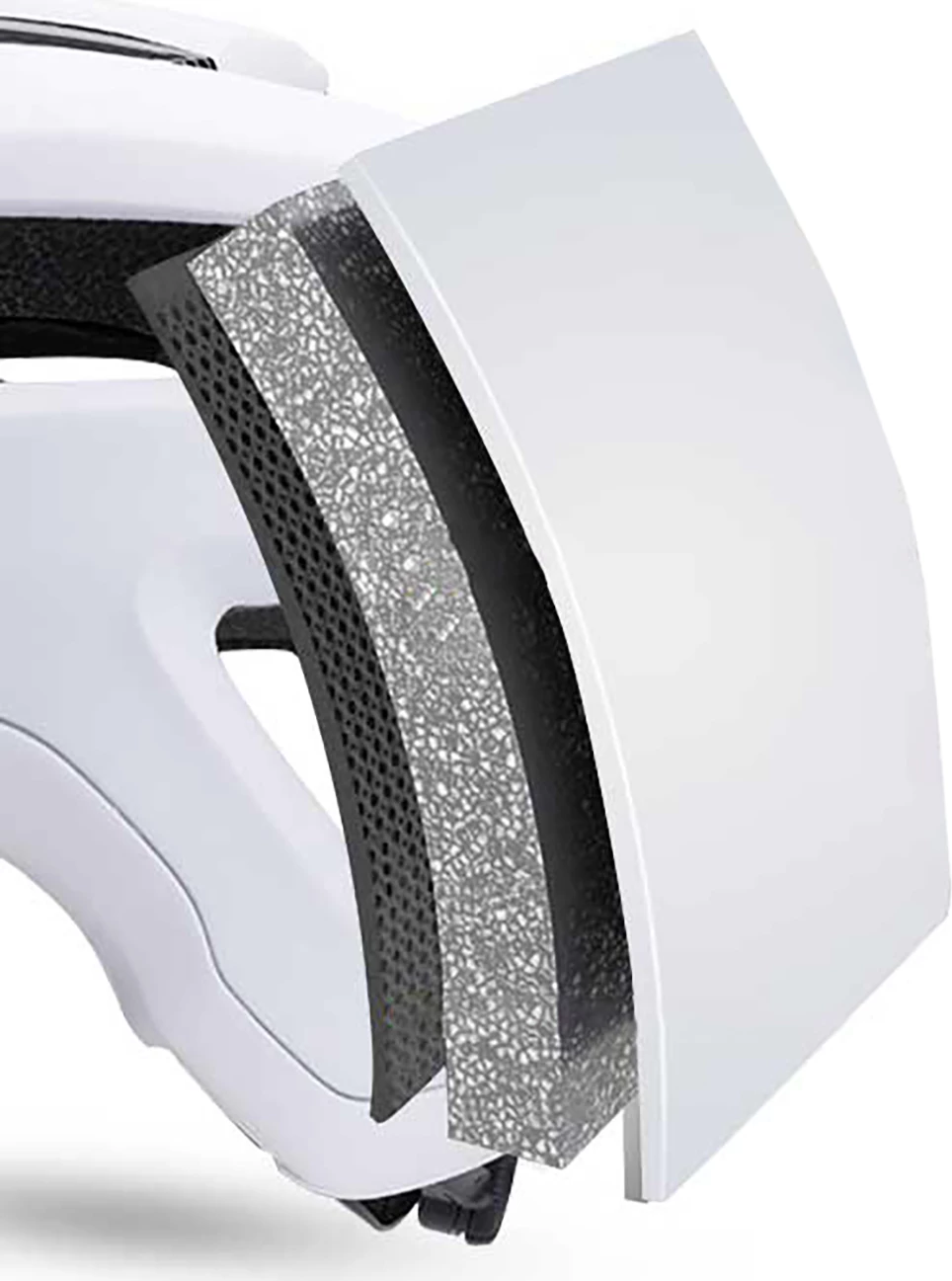 Helmetë biçiklete MTB, Wozinsky HT-001VCB, madhësi L (57-62 cm), e zezë dhe e bardhë