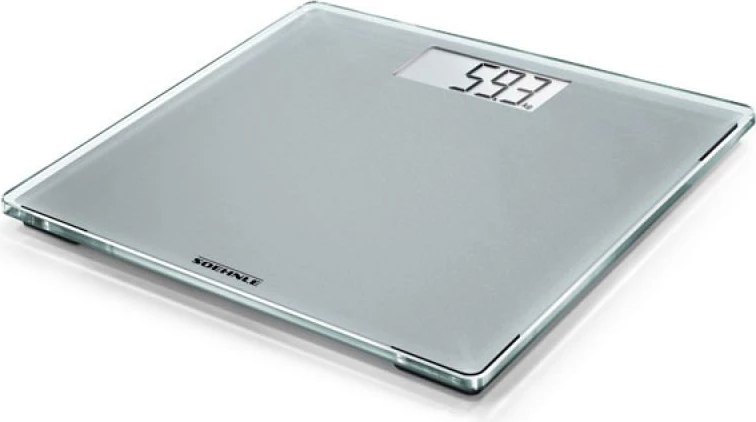Peshore trupore digjitale Soehnle Style Sense Compact 300 180 kg, LCD, qelq sigurie, silver (63852)
