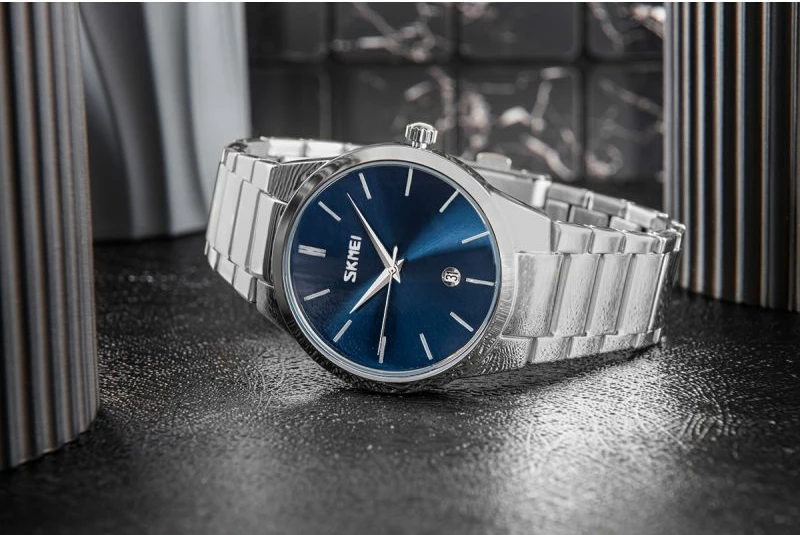 Orë dore për meshkuj Skmei, argjendtë