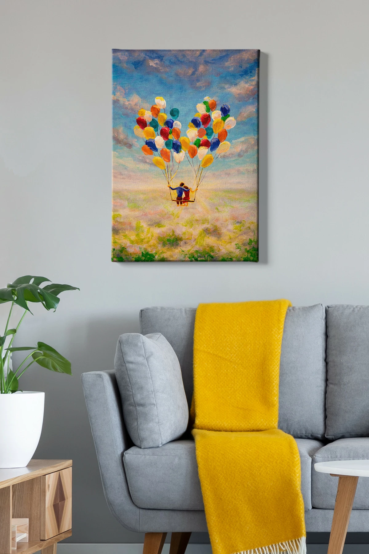 Pikturë dekorative në kanavacë, shumëngjyrëshe, 50x70cm