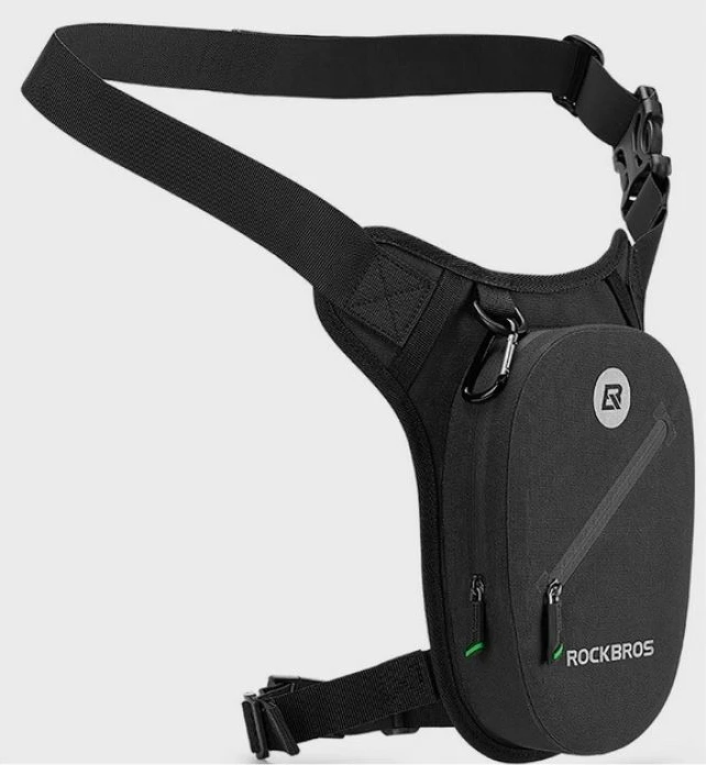 Çantë beli Rockbros për meshkuj, e zezë