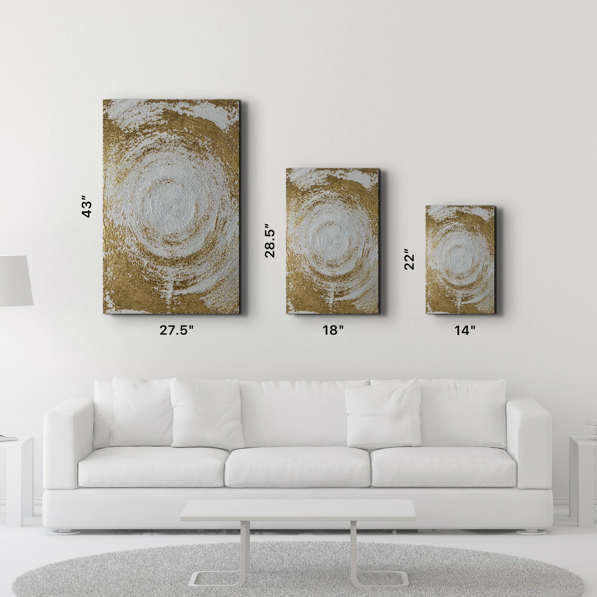 Pikturë dekorative prej xhami të temperuar, shumëngjyrëshe, CAM-5022, 70x110cm