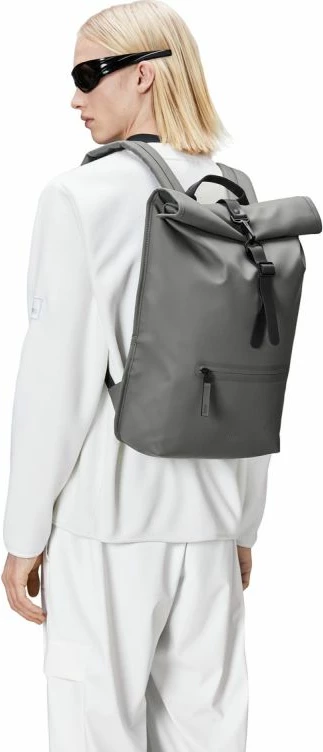 Çantë shpine Rains, modeli Rolltop, hiri [Madhësia: Standarde]