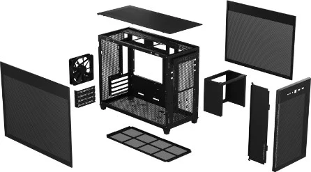Kasë Asus Prime AP201, MicroATX Mini Tower, e zezë